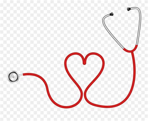 Heart Stethoscope Vector Png Clipart 5414346 Pinclipart