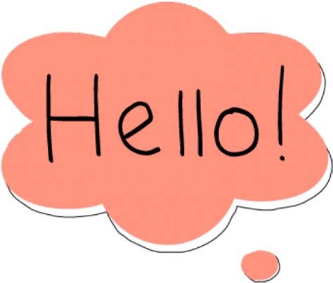 Hello Clipart Transparent Png Png Play