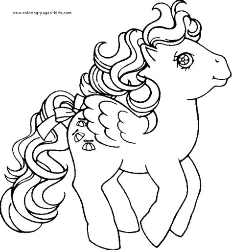 My Little Pony Color Page Coloring Pages For Kids Cartoon
