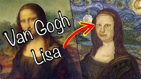Drawing The Mona Lisa Van Gogh Style Ryla Giveaway Youtube