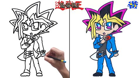 How To Draw Yugi Muto From Yugioh Youtube