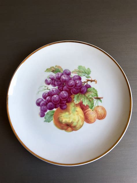 Fruit Design Plates Hutschenreuther Selb Fruit Plates Etsy