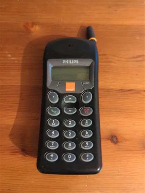 Original Retro Philips Ph301 Orange Gsm Mobile Phone Untested £1000
