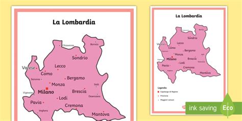 Scopri ricette, idee per la casa, consigli di stile e altre idee da provare. Scuola Primaria: La Lombardia Cartina Politica