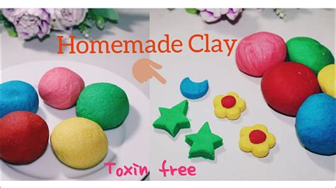 Diy Homemade Clayjust 2 Ingredientschemical Freeplay Dough For Kids