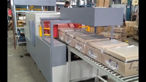 Fully Automatic Carton Corrugated Box And Tray Box Shrink Wrapping