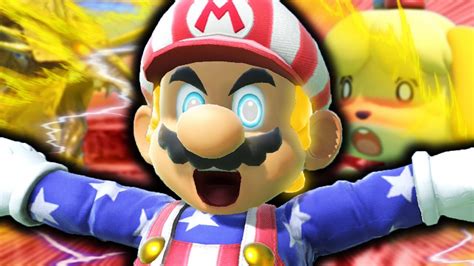 Mario Turns Super Saiyan Youtube