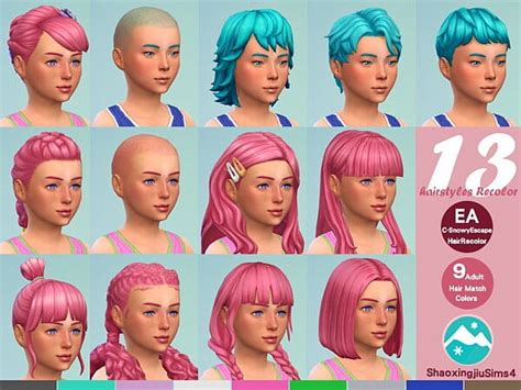 Sims 4 Hair Recolors Cc
