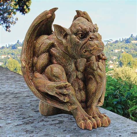 Design Toscano Balthazars Watch Gargoyle Sculpture
