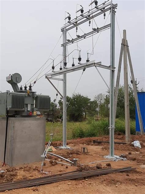 11kv 2 Pole Structure Works In Andhra Pradesh And Telangana At Best