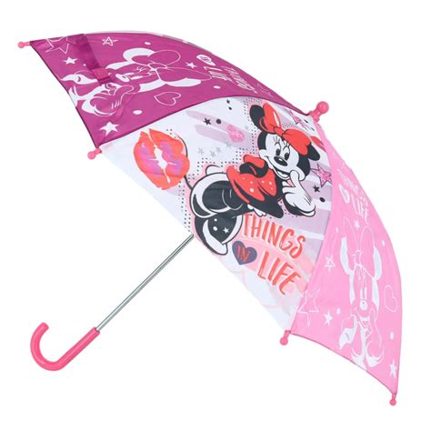 Textiel Trade Kids Disney Minnie Mouse Things In Life Stick Umbrella