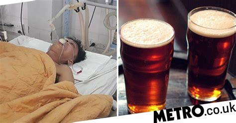 Five Litres Of Beer Pumped Into Mans Stomach To Stop Him Dying Of