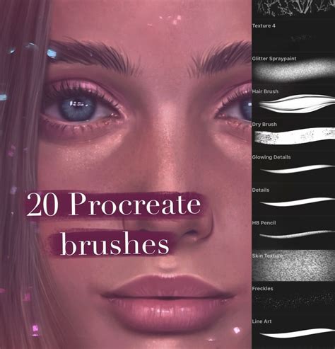 20 Great Free Procreate Brushes