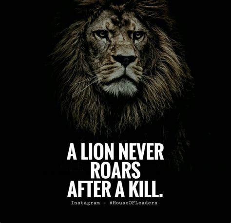 Inspirational Success Lion Quotes