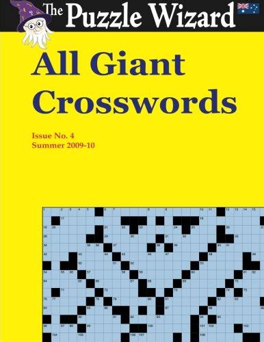 All Giant Crosswords No 4 The Puzzle Wizard 9781495296383 Amazon