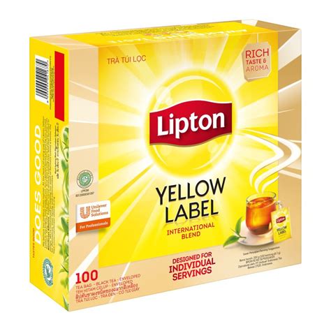 Lipton Yellow Label 100 Tea Bags 2g Shopee Philippines