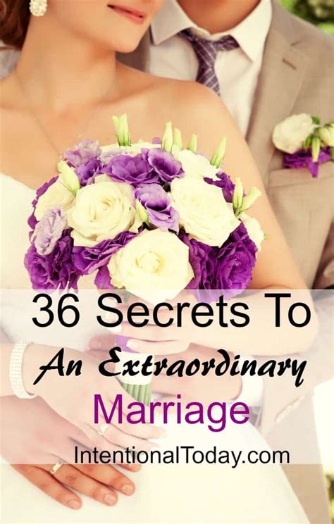 36 Secrets To An Uncommon Marriage