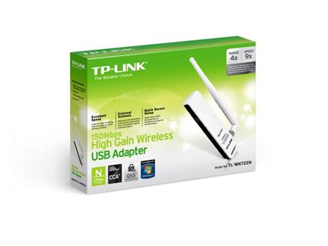 Moreover, the detachable antenna can be rotated and adjusted as needed to fit various operation environments. TP-Link TL-WN722N 150Mbps WiFi Wireless USB Adapter WPS ...