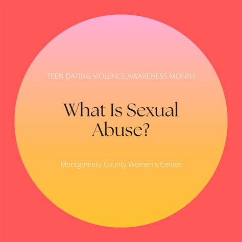 What Is Sexual Abuse Montgomery County Womens Center Facebook
