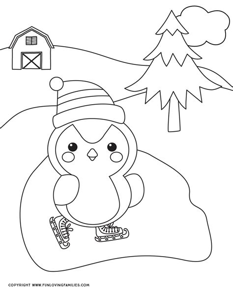 Printable Winter Coloring Pages For Kids