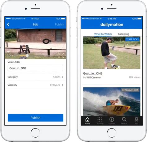 Start Shooting And Sharing Your Videos Right From Dailymotion For Ios