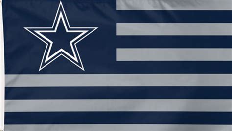 Dallas Cowboys Nfl Deluxe Grommet Flag Licensed Football Banner 3 X 5