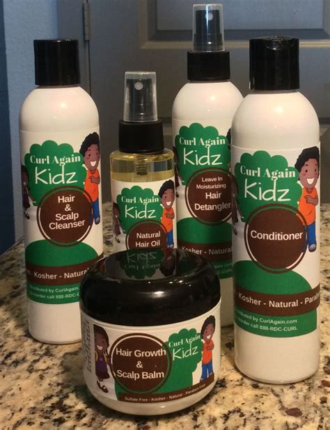 Curl Again Kidz Hair And Scalp Care 5 Piece Set Natural Hair