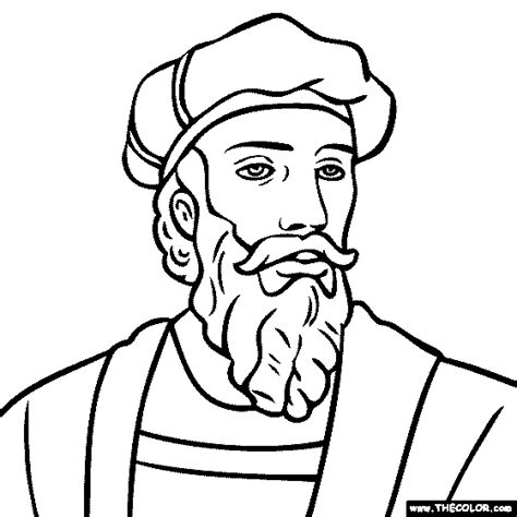 Marco Polo Easy Coloring Pages Coloring Pages