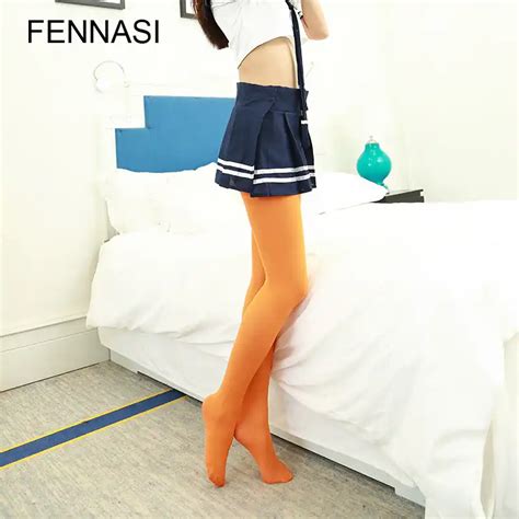 Detail Feedback Questions About Fennasi Sexy Winter Women Tights Warm Japanese Sweets Color