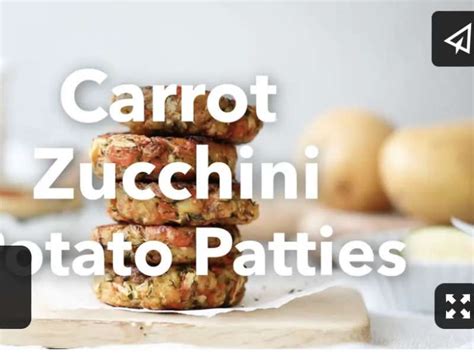 Carrot Zucchini Potato Patties Recipe Whisk