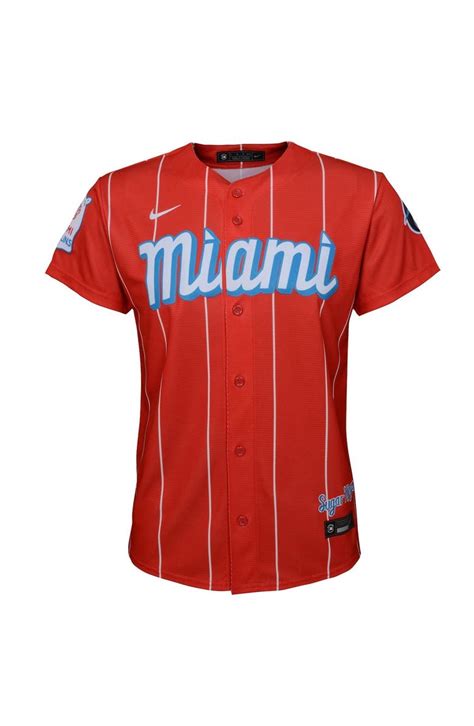 Nike Youth Nike Brian Anderson Red Miami Marlins City Connect Replica Player Jersey Nordstrom