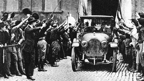 Mussolinis Marsch Auf Rom Macht Durch Gezielte Gewalt