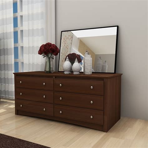 4 Piece Furniture Set With 2 Nightstands Dresser And Chest In Espresso