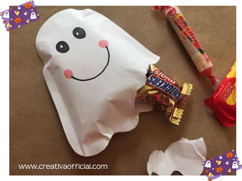 cómo hacer dulceros de papel para halloween creativa official