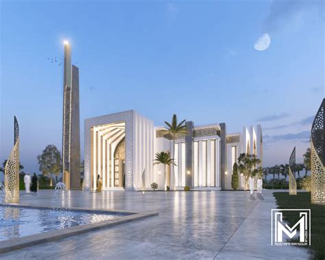 Modern Mosque In Sharjah On Behance Mosque Design Islamic