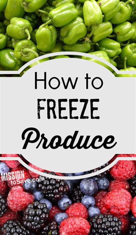 Check Out How To Freeze Produce With These Tips For Freezing Fruits And