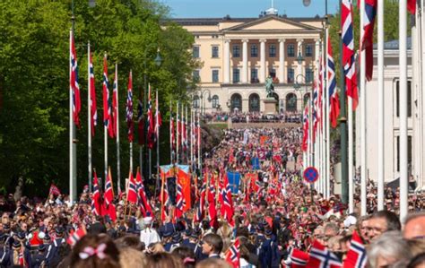 Norway National Day Celebrating Independence On 17th May