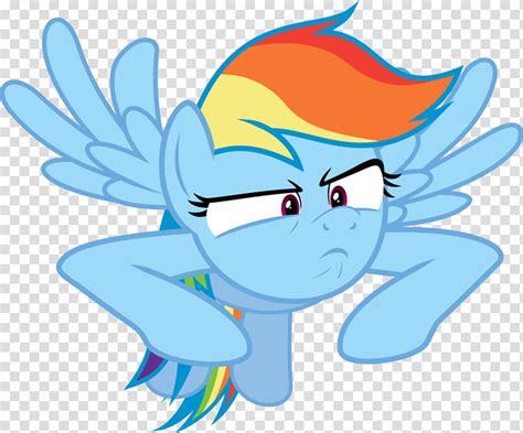 Free Download Rainbow Dash Serious Face Blue Unicorn Transparent
