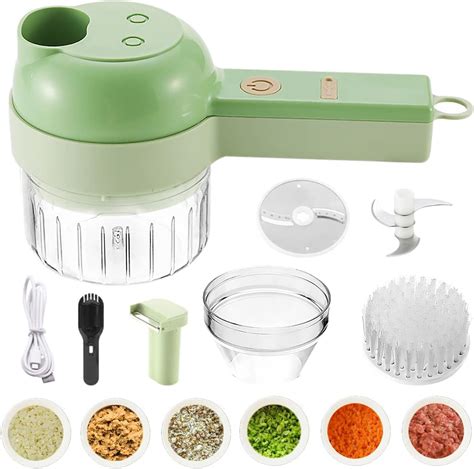 Tyghbn Homezo Upgraded Electric Food Chopper 4 In1