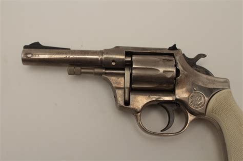 Hi Standard Centennial 22 Caliber Double Action 9 Shot Revolver With Swing Out Cylinder And 4” Ba