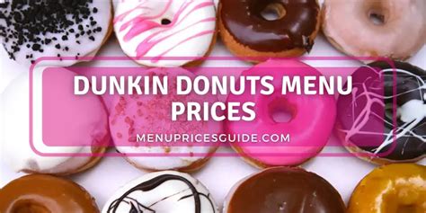 Dunkin Donuts Menu Prices 2023 Official Updated