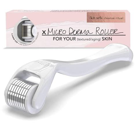 Kitsch Derma Roller Cosmetic Microneedle Roller For Face25 Mm Micro