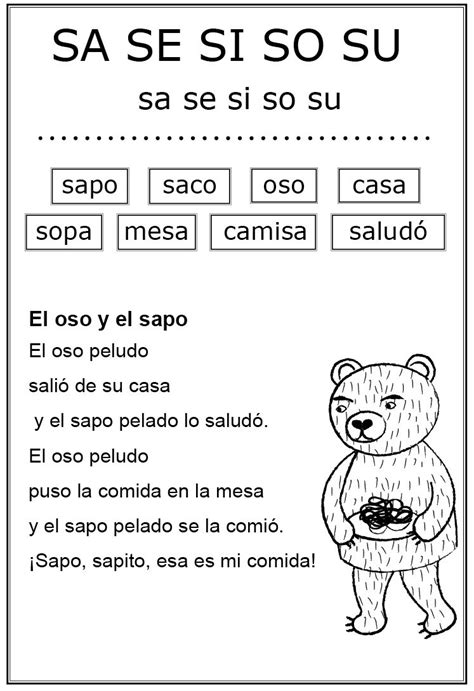 Tareas Para Ninos De Preescolar Actividades De Lectura