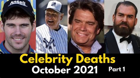 Celebrity Deaths October 2021 Famous Celebrity Deaths Part 1 Celebrity Tower