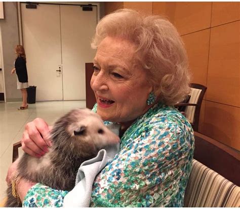 Betty Was Never Happier Than When She Had Her Hands On An Animal Betty