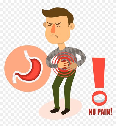 Stomach Ache Png Pic - Stomachache Vector, Transparent Png - 843x870 
