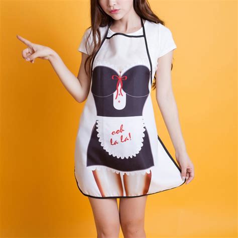 Lovely Sexy Maid Apron Novelty Kitchen Cooking Aprons Funny T In
