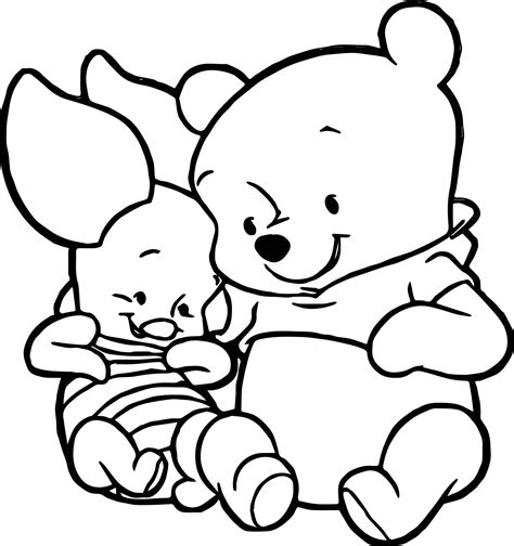 Cute Winnie The Pooh Coloring Pages At Getdrawings Free Download