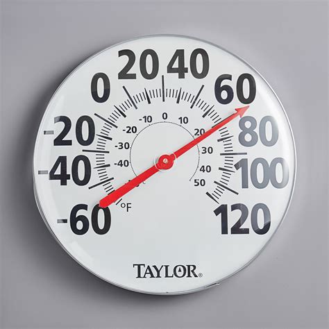 Taylor 681 18 Dial Indoor Outdoor Wall Thermometer