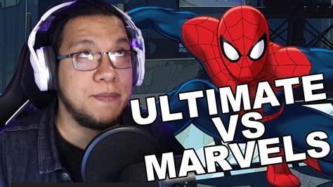 Spideremilio Compara Ultimate Spider Man Con Marvels Spider Man Serie